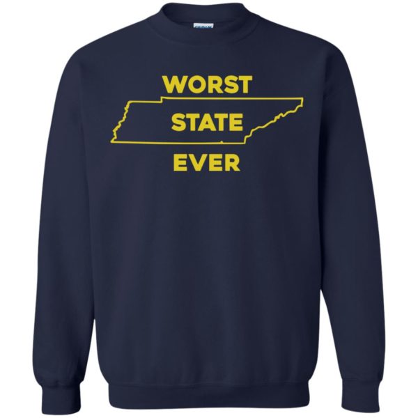 image 1030 600x600px Tennessee Worst State Ever T Shirts, Tank Top, Hoodies