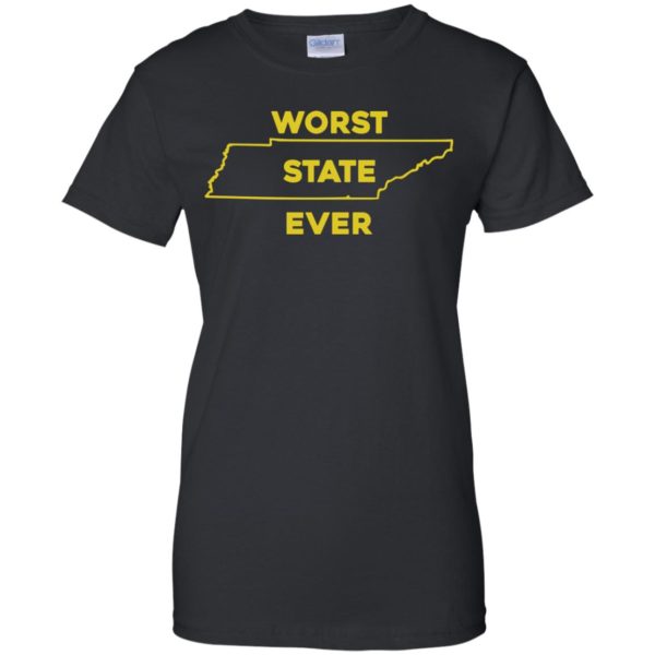 image 1031 600x600px Tennessee Worst State Ever T Shirts, Tank Top, Hoodies
