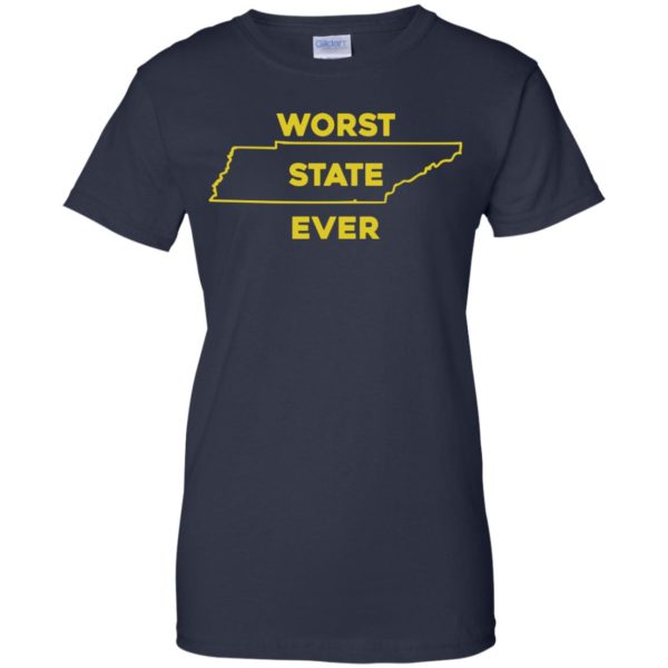 image 1032 600x600px Tennessee Worst State Ever T Shirts, Tank Top, Hoodies