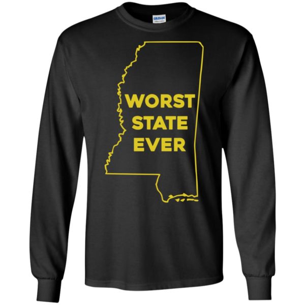 image 1037 600x600px Mississippi Worst State Ever T Shirts, Hoodies, Tank Top