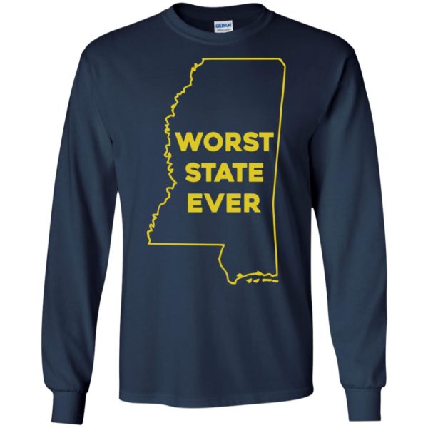 image 1038 600x600px Mississippi Worst State Ever T Shirts, Hoodies, Tank Top