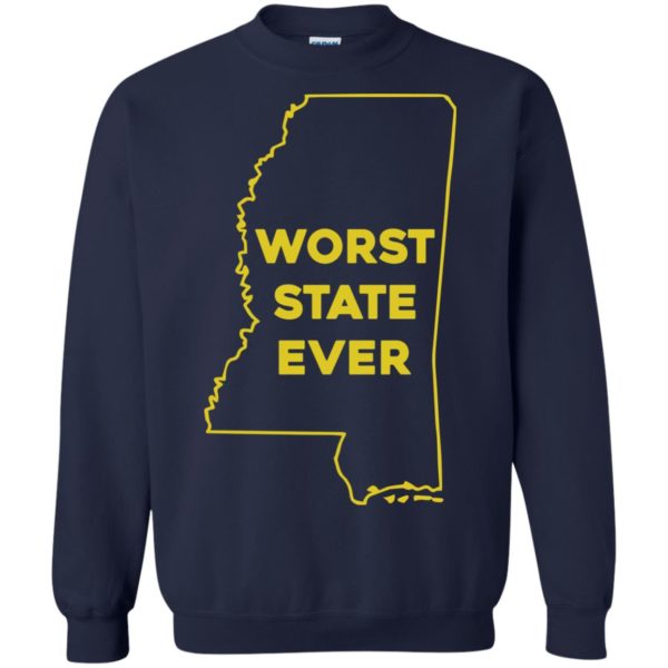 image 1042 600x600px Mississippi Worst State Ever T Shirts, Hoodies, Tank Top