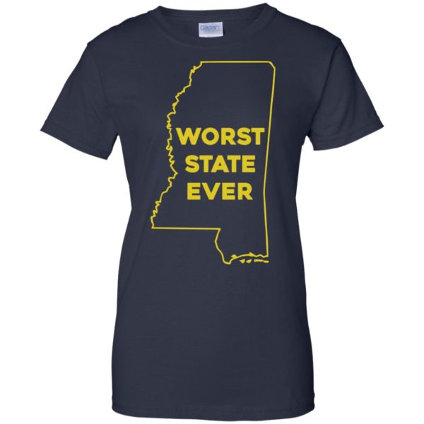 image 1044 600x600px Mississippi Worst State Ever T Shirts, Hoodies, Tank Top