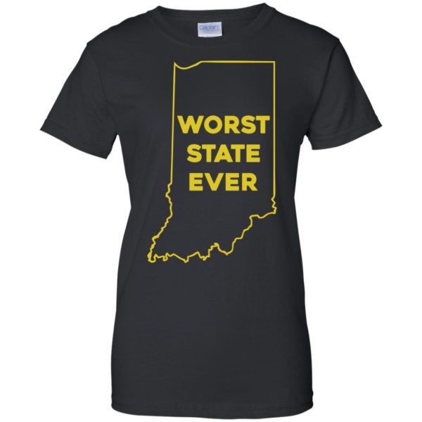 image 1055 600x600px Indiana Worst State Ever Shirt