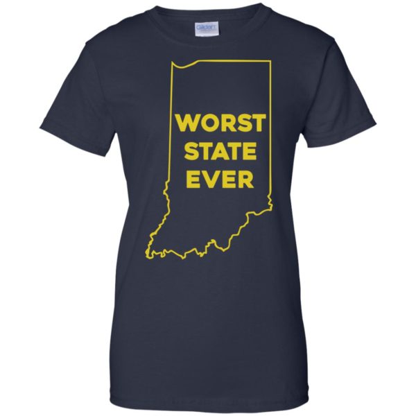 image 1056 600x600px Indiana Worst State Ever Shirt