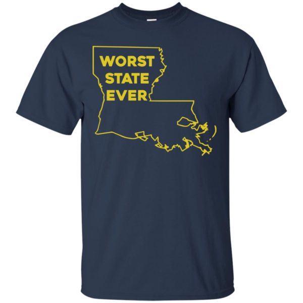 image 1058 600x600px Louisiana Worst State Ever T Shirts, Hoodies, Sweater