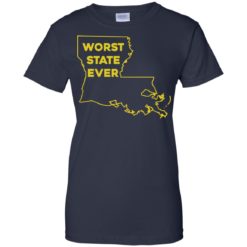 image 1068 247x247px Louisiana Worst State Ever T Shirts, Hoodies, Sweater