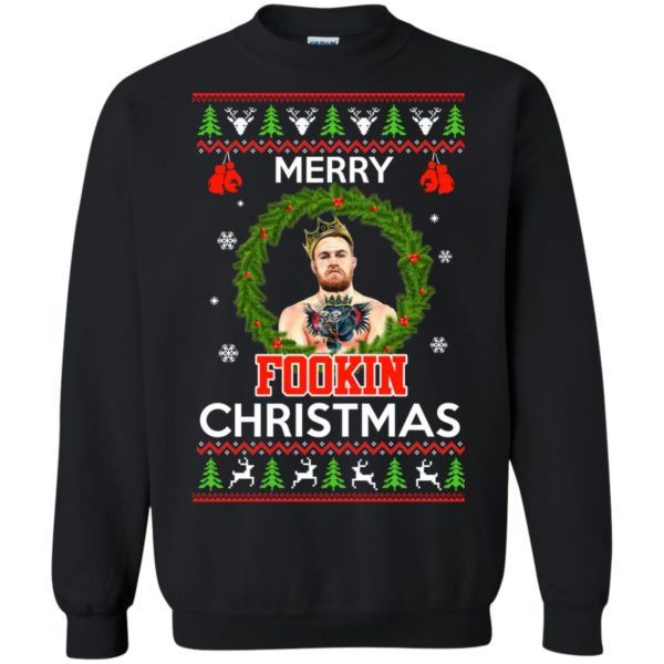image 1117 600x600px McGregor Merry Fookin Christmas Sweater, McGregor Sweatshirt