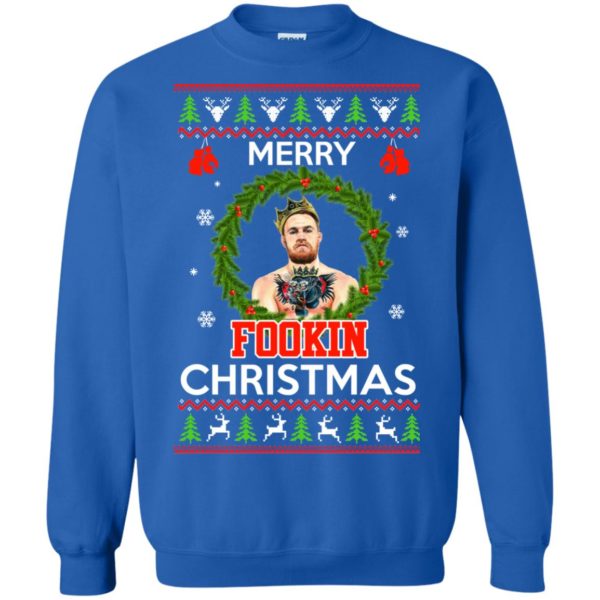 image 1121 600x600px McGregor Merry Fookin Christmas Sweater, McGregor Sweatshirt