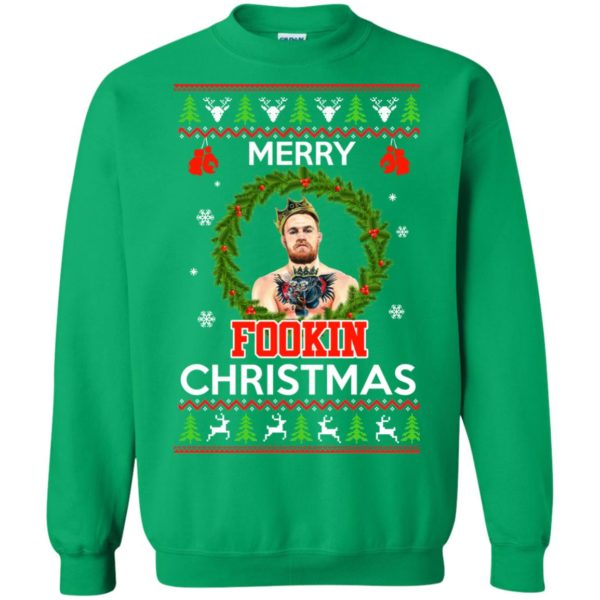 image 1124 600x600px McGregor Merry Fookin Christmas Sweater, McGregor Sweatshirt