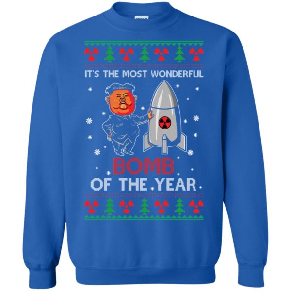 image 1137 600x600px Kim Jong Un: It's The Most Wonderful Bomb Of The Year Christmas Sweater