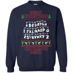 image 1151 247x247px Merry Christmas Stranger Things Alphabet Christmas Sweater