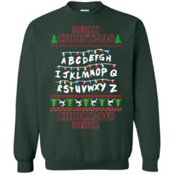 image 1152 247x247px Merry Christmas Stranger Things Alphabet Christmas Sweater