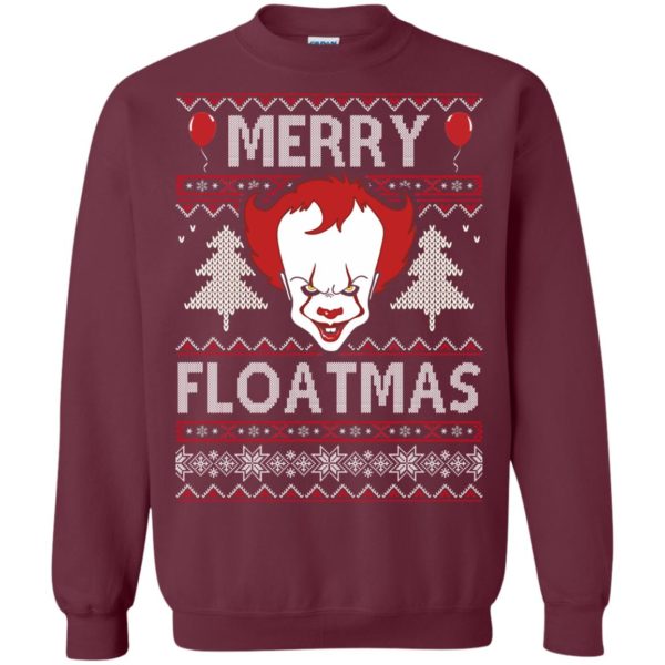 image 1174 600x600px IT Pennywise Merry Floatmas Christmas Sweater