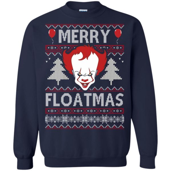 image 1175 600x600px IT Pennywise Merry Floatmas Christmas Sweater