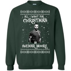 image 1184 247x247px All I Want For Christmas Is Shemar Moore Christmas Sweatshirt