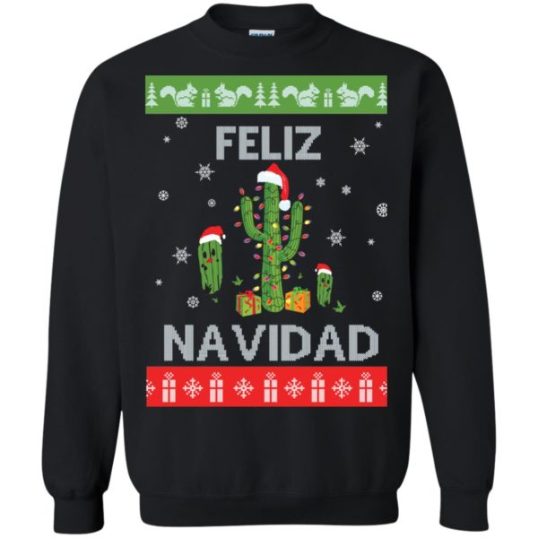 image 119 600x600px Feliz Navidad Tacky Christmas Sweater