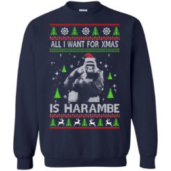 image 1199 247x247px All I Want For Christmas Is Harambe Christmas Sweater