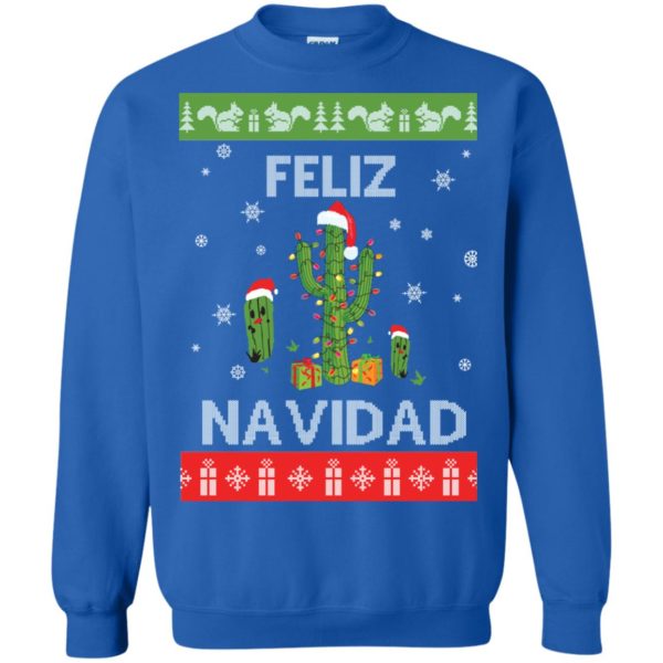 image 123 600x600px Feliz Navidad Tacky Christmas Sweater