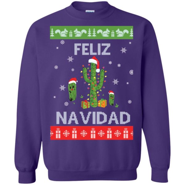 image 124 600x600px Feliz Navidad Tacky Christmas Sweater