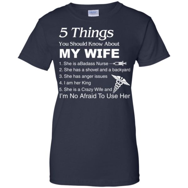 image 1240 600x600px Nurse Shirt: 5 Things You Should Know About My Wife T shirt