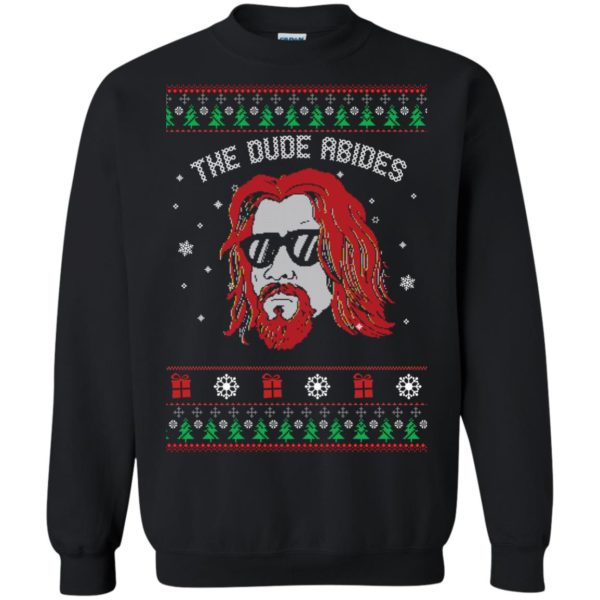 image 125 600x600px Lebowski The Due Abides Christmas Sweater