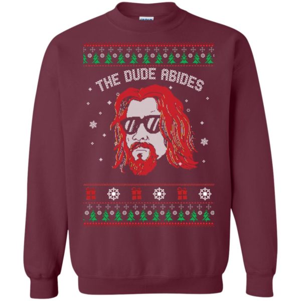 image 126 600x600px Lebowski The Due Abides Christmas Sweater