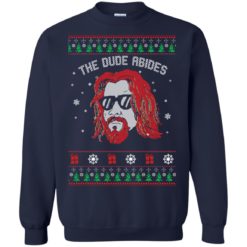 image 127 247x247px Lebowski The Due Abides Christmas Sweater