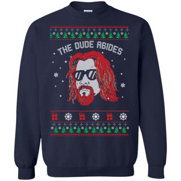 image 127 600x600px Lebowski The Due Abides Christmas Sweater