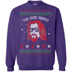 image 130 247x247px Lebowski The Due Abides Christmas Sweater
