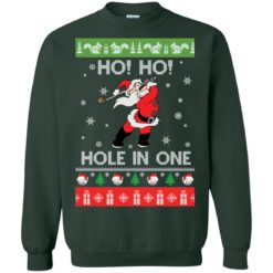image 142 247x247px Santa Play Golf Ho Ho Hole In One Christmas Sweater