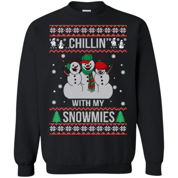 image 153 600x600px Chilling With My Snowmies Christmas Sweater