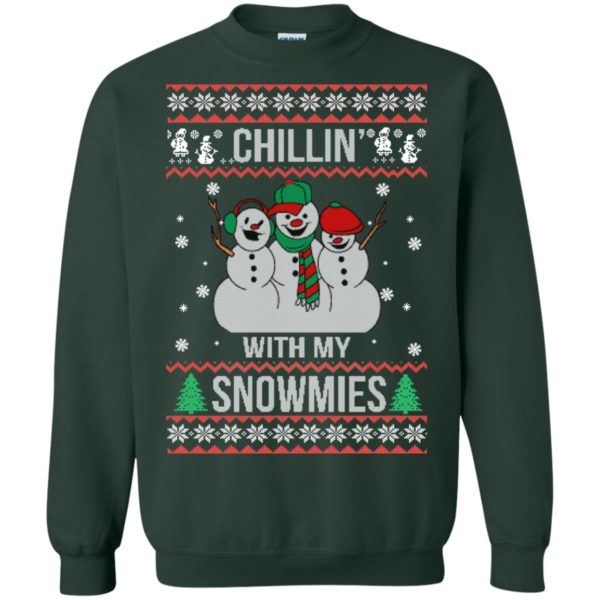 image 156 600x600px Chilling With My Snowmies Christmas Sweater
