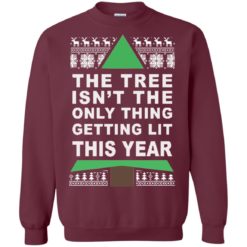 image 166 247x247px The Tree Isn't The Only Thing Getting Lit This Year Christmas Sweater