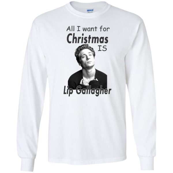 image 364 600x600px Shameless: All I want for Christmas is Lip Gallagher T Shirts, Hoodies, Tank Top