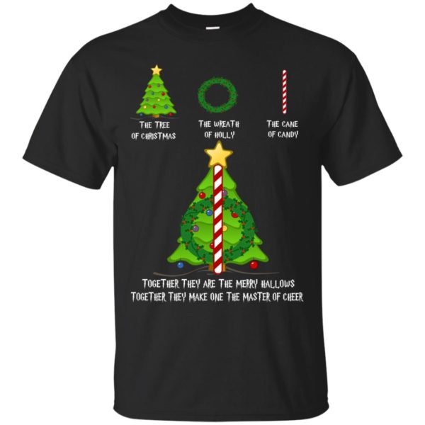 image 373 600x600px The Tree Of Christmas The Wreath of Holly The Cane Of Candy T Shirts
