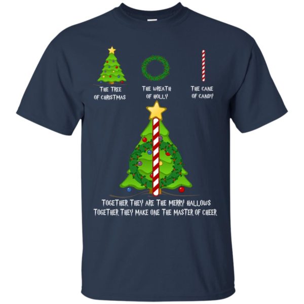 image 374 600x600px The Tree Of Christmas The Wreath of Holly The Cane Of Candy T Shirts
