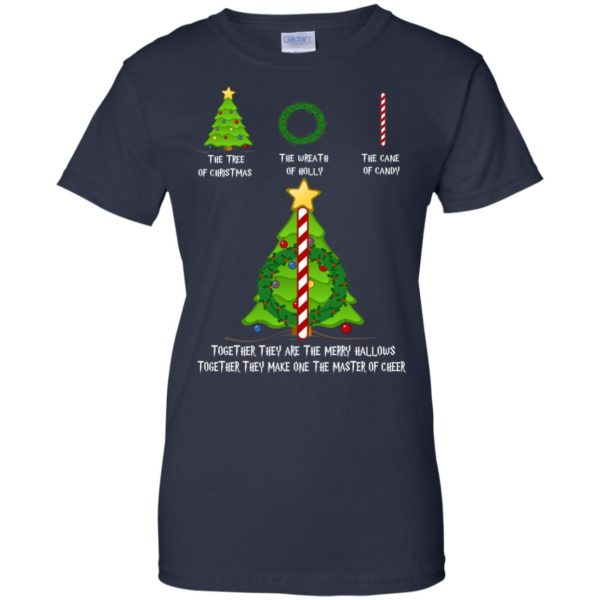 image 380 600x600px The Tree Of Christmas The Wreath of Holly The Cane Of Candy T Shirts