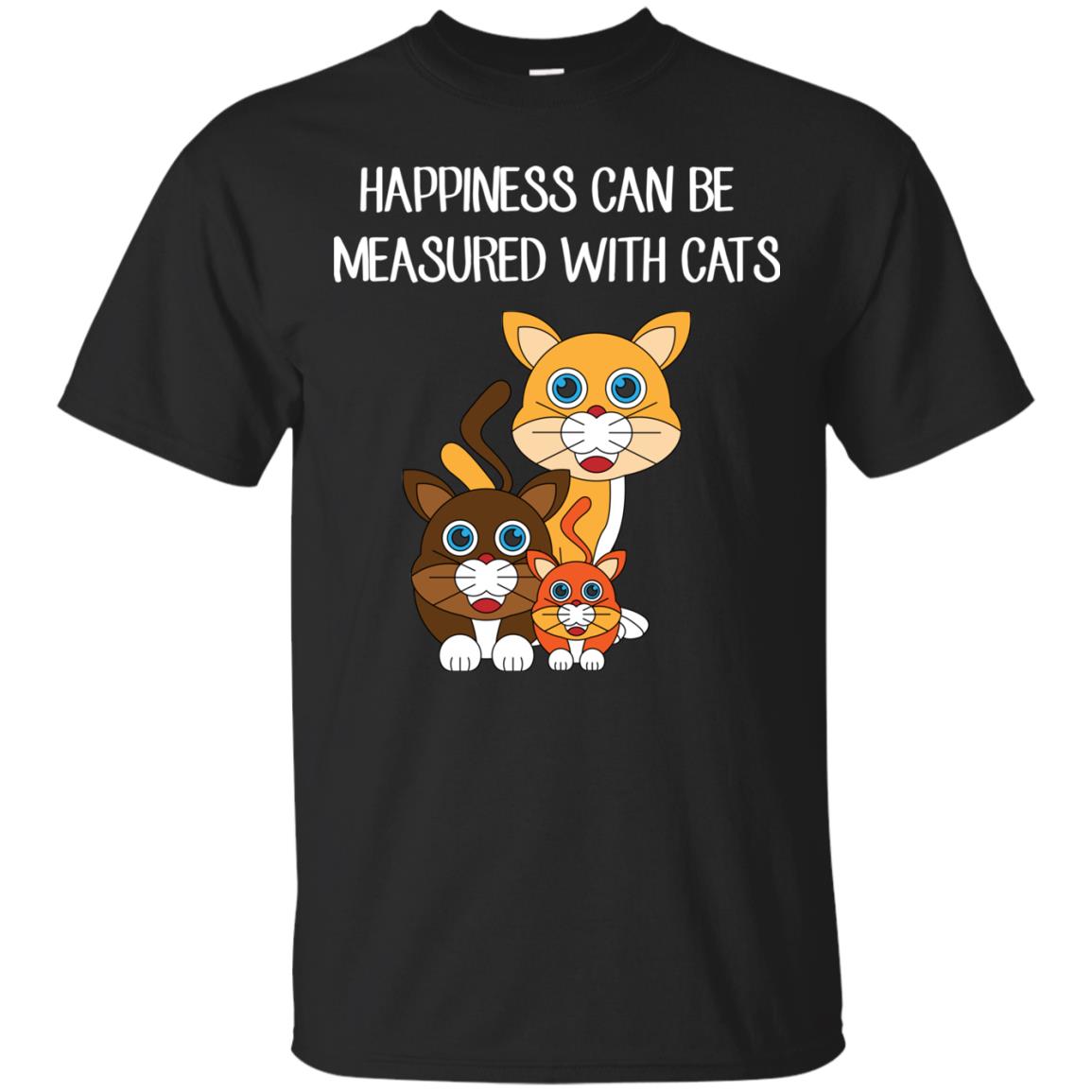 Happiness can be measured with cats t-shirts, hoodies, tank