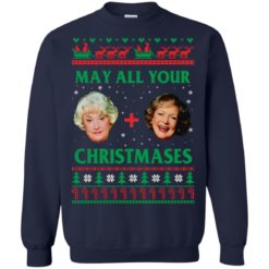 image 420 247x247px The Golden Girls: Dorothy and Rose May All Your Christmases Sweater