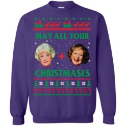 image 423 247x247px The Golden Girls: Dorothy and Rose May All Your Christmases Sweater