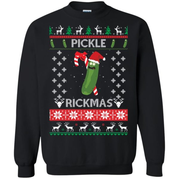 image 689 600x600px Rick and Morty Christmas Sweater: Pickle Rickmas Ugly Xmas