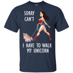 image 69 247x247px Wonder Woman: Sorry Can't I Have Walk My Unicorn T Shirts, Hoodies, Tank