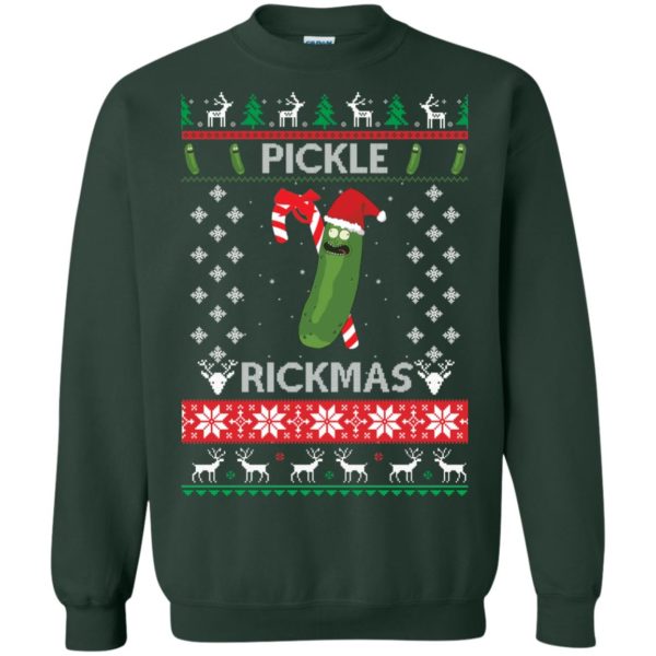 image 692 600x600px Rick and Morty Christmas Sweater: Pickle Rickmas Ugly Xmas