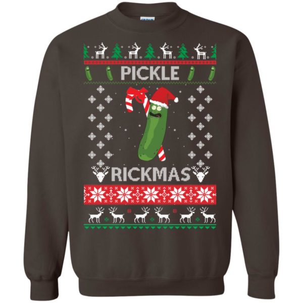 image 694 600x600px Rick and Morty Christmas Sweater: Pickle Rickmas Ugly Xmas