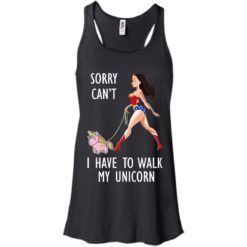 image 70 247x247px Wonder Woman: Sorry Can't I Have Walk My Unicorn T Shirts, Hoodies, Tank