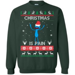 image 700 247x247px Mr Meeseeks Christmas Is Pain Rick and Morty Christmas Sweater
