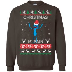 image 702 247x247px Mr Meeseeks Christmas Is Pain Rick and Morty Christmas Sweater