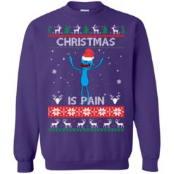 image 703 247x247px Mr Meeseeks Christmas Is Pain Rick and Morty Christmas Sweater