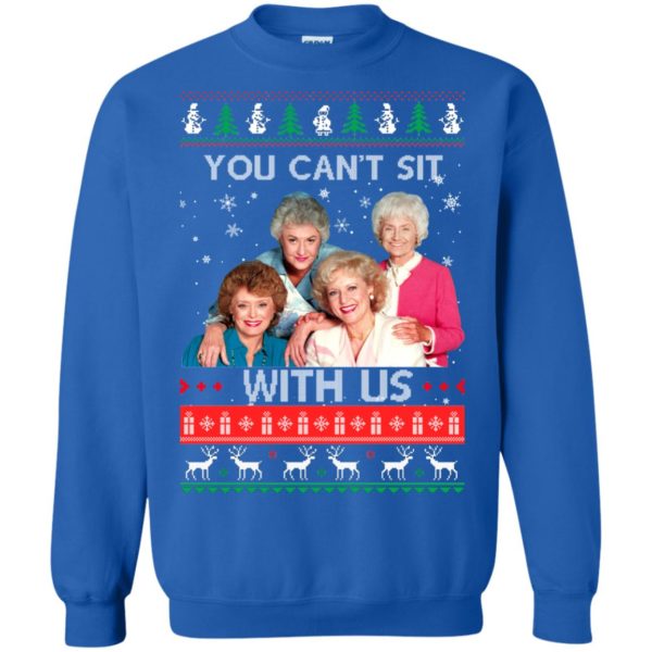 image 717 600x600px The Golden Girls: You Can't Sit With Us Ugly Christmas Sweater